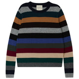 JUMPER 1234 Cashmere Multi Stripe Crew