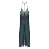 IVINA ARABESQUE PRINT DRESS - SLATE