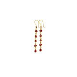 DIAPERIS BOUCLES D'OREILLES LISON RUBIS