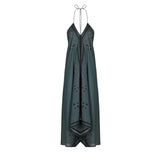 IVINA ARABESQUE PRINT DRESS - SLATE