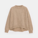 JUMPER 1234 Cashmere Lightweight Crew in Cream