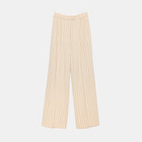 PAUL & JOE Striped Wool Twill Pants