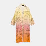 GIO GIOVANNI GEROSA Gio’s World at Sunset Silk Kimono