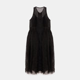 RUNAWAY BICYCLE ORGANZA SLEEVELESS DRESS