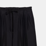 FORTE FORTE Habotai Silk Palazzo Black Pants