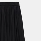 FORTE FORTE Habotai Silk Palazzo Black Pants