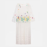 INJIRI Jodhpur White Dress