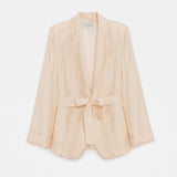 FORTE FORTE Habotai Silk Belted Jacket