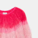 FORTE FORTE Round–Neck Pink Sweater