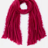 MOULETA  Beet Red Shawl