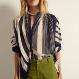 MARE DI LATTE JOLINE CAROUSEL BLOUSE