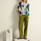 MARE DI LATTE HERACLES CACTUS BLOUSE