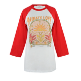 MONOKI BASEBALL TEE RADIATE LOVE T-SHIRT