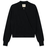 JUMPER 1234 MERINO TWISTED DRAPE POLO