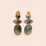 IVARENE BOUCLES D'OREILLES 'AVALON' LABRADORITE