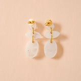 IVARENE BOUCLES D'OREILLES 'AVALON' PIERRE DE LUNE