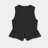 CORDERA TAILORED PEPLUM VEST