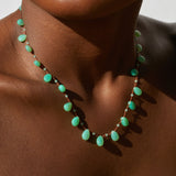 IVARENE COLLIER 'EVERGREEN' DROPS & BEADS