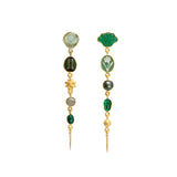 GRAINNE MORTON FIVE CHARM WITH VICTORIAN DROP EARRINGS