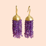 IVARENE BOUCLES D'OREILLES "SWING" AMETHYSTE