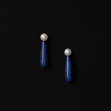 SOPHIE BUHAI SMALL ANGELYNE EARRINGS IN LAPIS