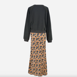 MONOKI WINTER LIV DRESS - TULIP PRINT - GROOVE PRINT