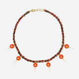 MONOKI MELON NECKLACE - CARNELIAN