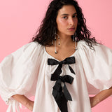 JAUNE LEYLA BOW DRESS