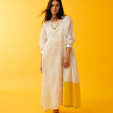 INJIRI Jodhpur Yellow Dress