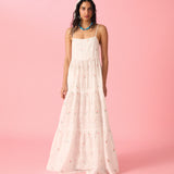 PERI DRESS IN PINK FLORA