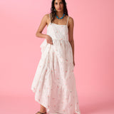 JAUNE PERI DRESS IN PINK FLORA