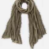 MOULETA CASHMERE KHAKI SHAWL