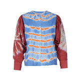 V.DE.VINSTER RAHI terracotta tie and dye shirt