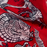 INOUI EDITIONS Square 130 Reverie Red Shawl