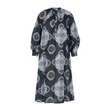 VISHNU Charcoal Floral Print Dress