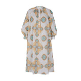 V.DE.VINSTER VISHNU floral pattern pastel dress