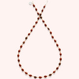 IVARENE COLLIER 'VALLEY' JASPE ROUGE