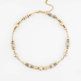 SIGAL Collier Nefertiti Or & Argent