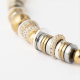 SIGAL Collier Nefertiti Or & Argent