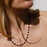 IVARENE COLLIER 'VALLEY' SPINELLE NOIR