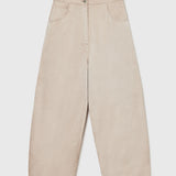 CORDERA SATIN CURVED PANTS
