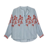 MARE DI LATTE GILDA OPENWORK BLOUSE