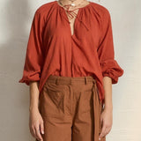 MARE DI LATTE AJOURE BLOUSE